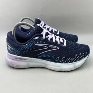 Brooks Women's Sneakers in Navy and Sky Blue